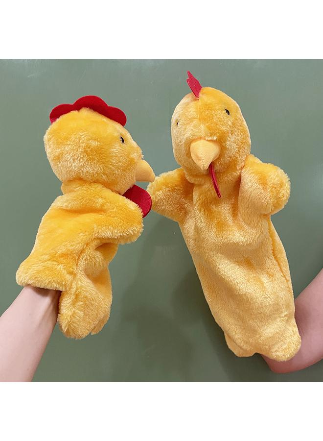New Suit Plush Toy Hand Doll Panda Doll Soothing Early Education Gloves Shake Tone  - Image 1