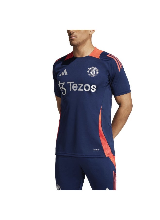 Adidas Adidas Mufc Tr Jsy Blue Football Jerseys For Men Xs  - Image 5