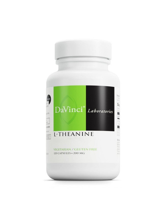 DAVINCI Labs L-Theanine - Brain Function Supplement - Helps Support Relaxation, Focus, Calm Feelings & More with Suntheanine L-Theanine* - 120 Vegetarian Capsules - Image 1