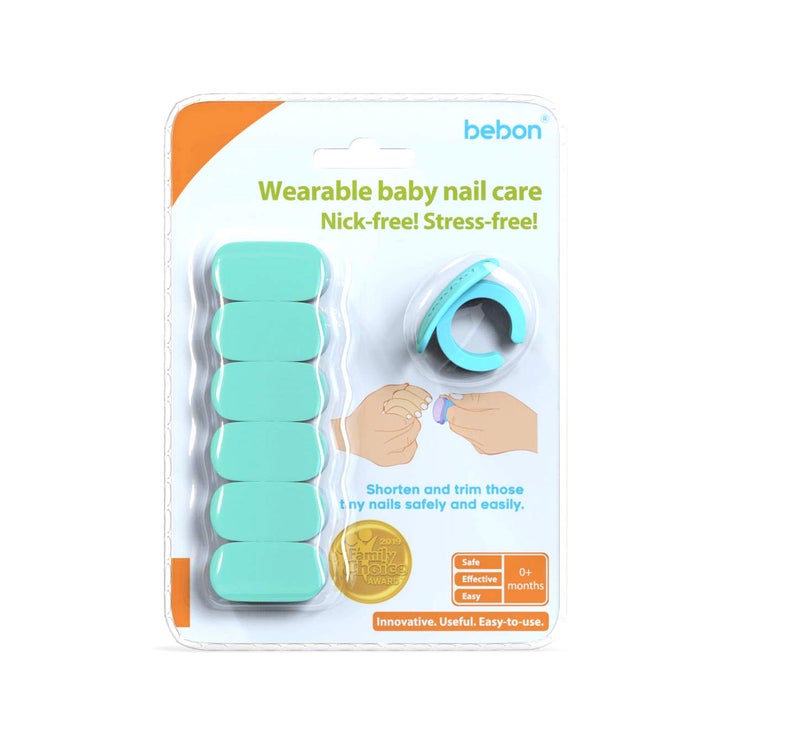 Bebon New Stress-Free Baby Nail Care Set for Newborns I No Risk of Injury to Your Child When Shortening, Trimming and Filing Their Fingernails (0-6 Months) - Image 5