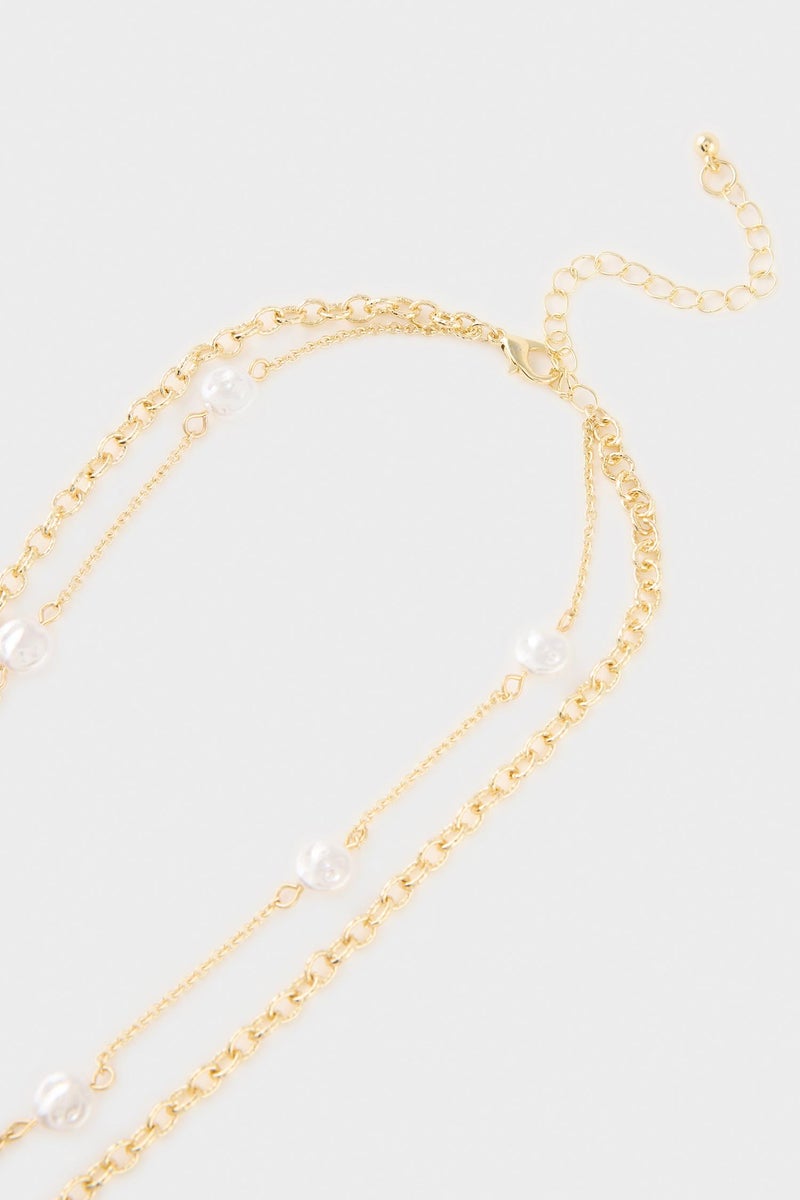 DeFacto Gold Woman Woman 2 Piece Necklace Set Casual - Image 4