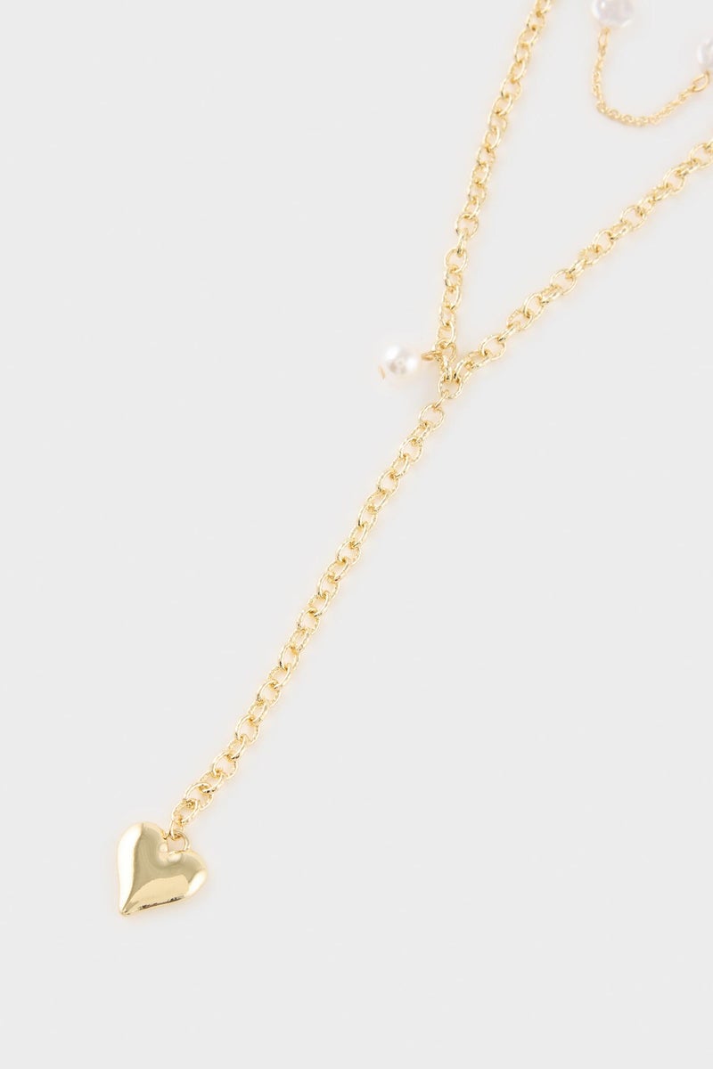 DeFacto Gold Woman Woman 2 Piece Necklace Set Casual - Image 3