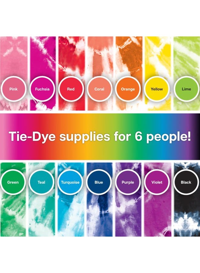 Tulip I Love To Create One-Step 18 Tie Dye Kit, Multi-Colour, 38.1 X 36.19 X 5.33 Cm - Image 5