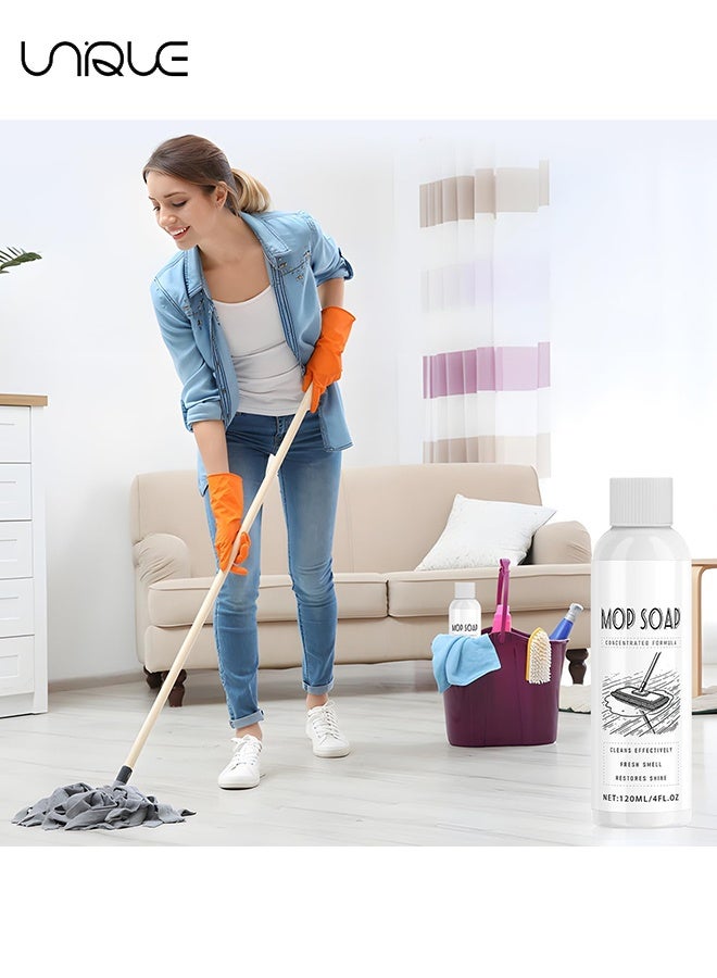 Jakehoe Upgrade Mop Soap for Floor Cleaning - New Highly Scented Mop Soap - Floor Cleaner for mopping Multi-purpose Mop Soap Household Supplies Cleaner for Home, Kitchen, Bathroom 120ML  - Image 3