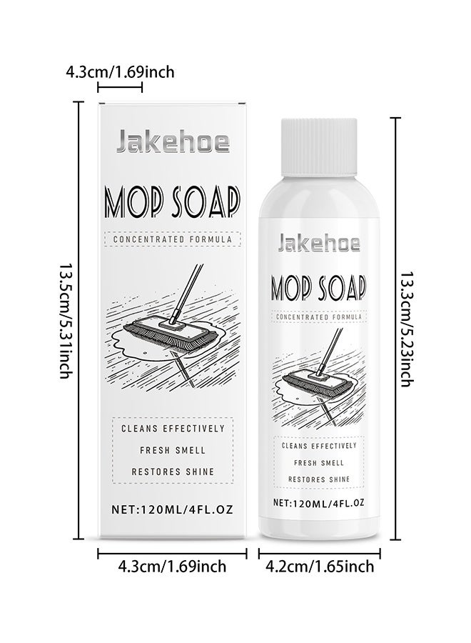 Jakehoe ترقية صابون الممسحة لتنظيف الأرضيات - صابون ممسحة ذو رائحة عطرة جديدة - منظف للأرضيات للمسح صابون ممسحة متعدد الاستخدامات لوازم المنزل منظف للمنزل والمطبخ والحمام 120 مل - Image 2