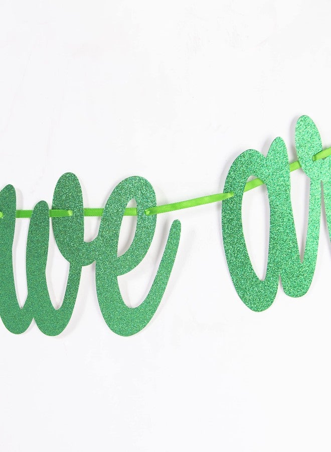 Gexolenu We Are So Proud of You, Class of 2026 Graduation Theme Party Decoration, Green Congrats Grad Banner, Black Glitter Graduation 2026 Black Congratulations Grad Party Decorations - Image 3