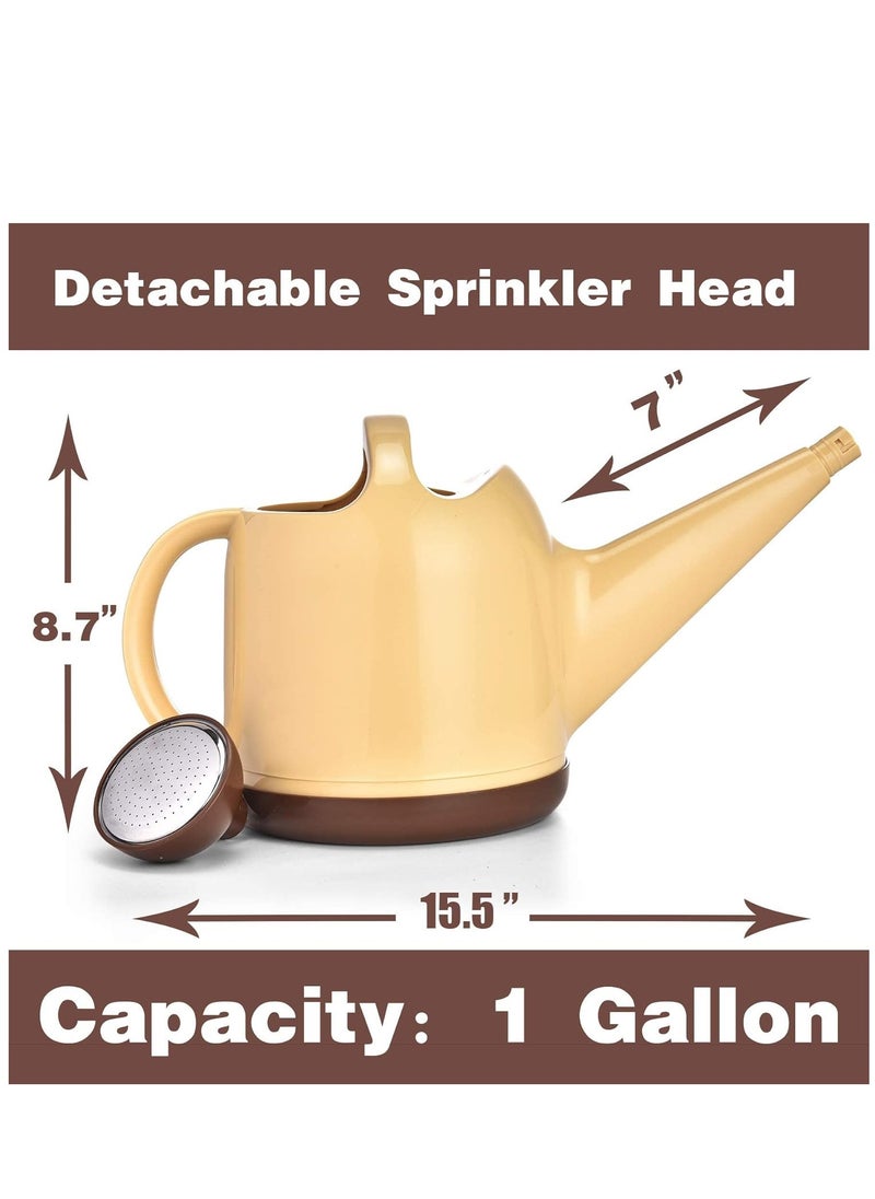 علبة سقي برأس رشاش، علبة سقي نباتات سعة 1 جالون ذات فوهة طويلة الجذع لنباتات المنزل الداخلية والزهور الخارجية المزخرفة في الهواء الطلق، وعاء حديقة حديث مزخرف - pzsku/Z20203A4EBF129761A635Z/45/_/1715420343/fbeb1fc9-55e9-4fd3-9545-d83b0eab17c7