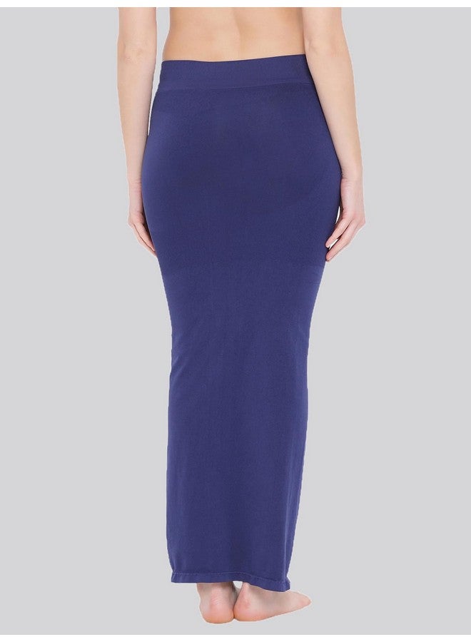 Clovia Clovia Women's Petticoat Style Saree Shapewear with Side Slit (SW0023P08_Blue_XL) - Image 5