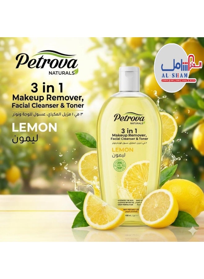 Petrova Lemon Makeup Remover 400ml - Image 2
