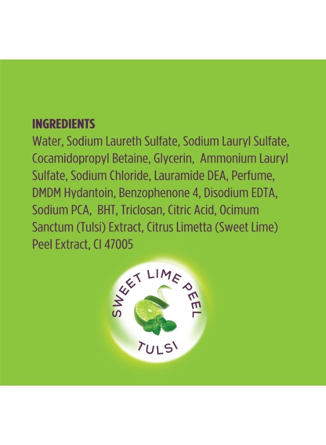 سانتور غسول اليدين المنعش من سانتور، 650 مل، عبوة من قطعتين، بفوائد طبيعية من قشر الليمون الحلو والريحان | تركيبة غنية ورغوية بخصائص مضادة للبكتيريا | ناعم على اليدين | يهدئ ويرطب البشرة - Image 3