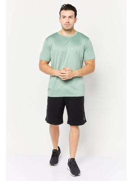 RBX Men Sportswear Fit Short Sleeves Running T-Shirt, Iceberg Green  - Image 2