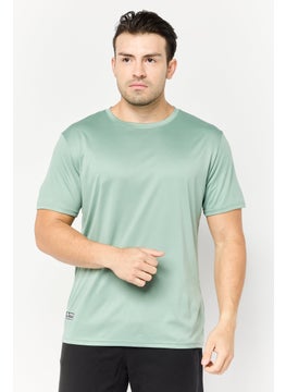 RBX Men Sportswear Fit Short Sleeves Running T-Shirt, Iceberg Green  - Image 1