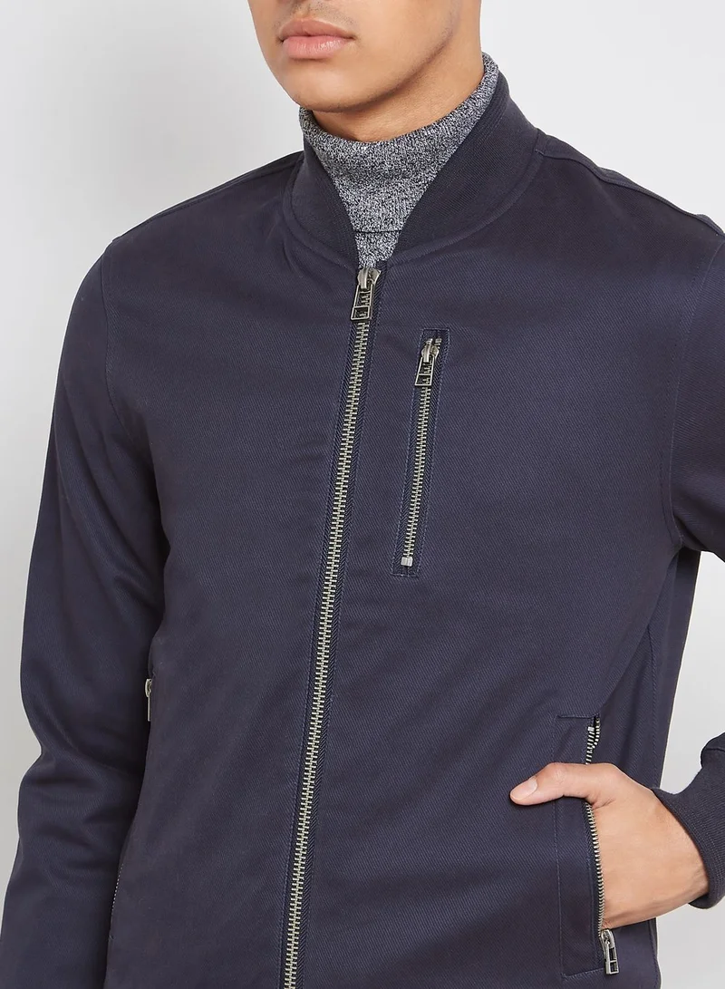 TOPMAN Zipped Pocket Bomber Jacket
