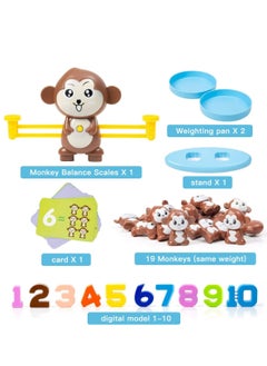 Generic Monkey Balance Maths Cards, Number Blocks, Early Development Activity, Educational Toys, Counting Game, Maths Games for Boys and Girls from 3 Years  - Image 5