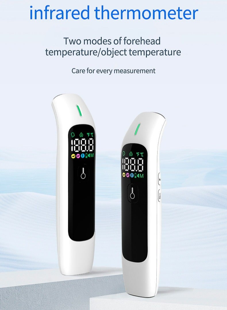 Goldfish non-contact forehead press dear thermometer, digital infrared thermometer for adults and children, mute and memory functions, fast and accurate measurement - Image 2