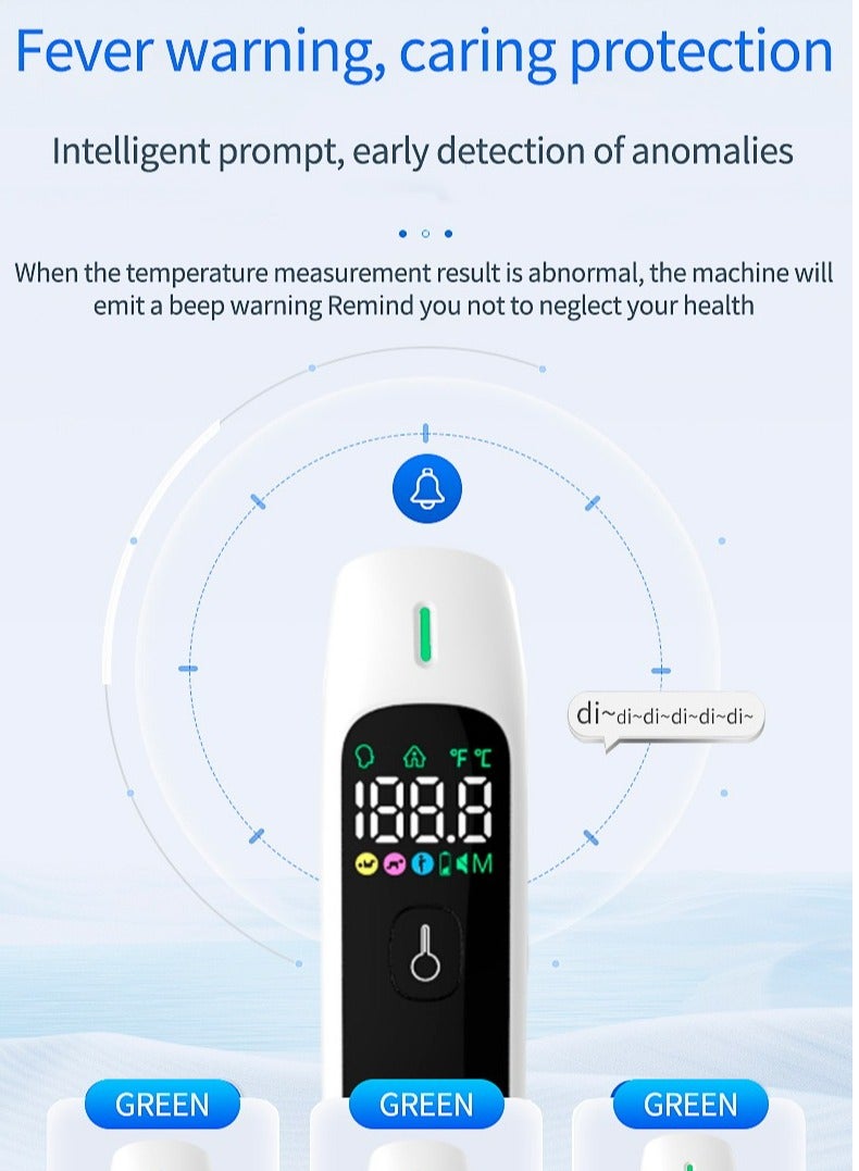 Goldfish non-contact forehead press dear thermometer, digital infrared thermometer for adults and children, mute and memory functions, fast and accurate measurement - Image 3