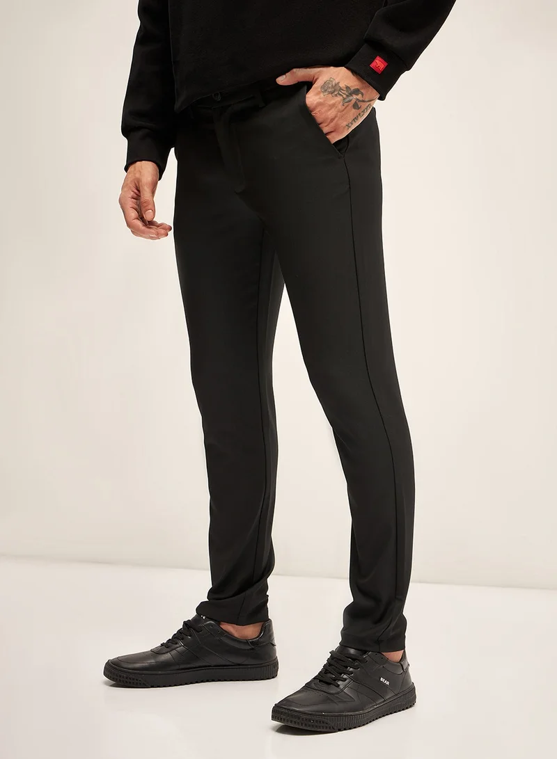 THE BEAR HOUSE Men's Classic Formal Trousers Stylish and Comfortable Dress Pants for Office Meetings, Business Travel, Professional Events, Corporate Settings, and Everyday Formal Wear