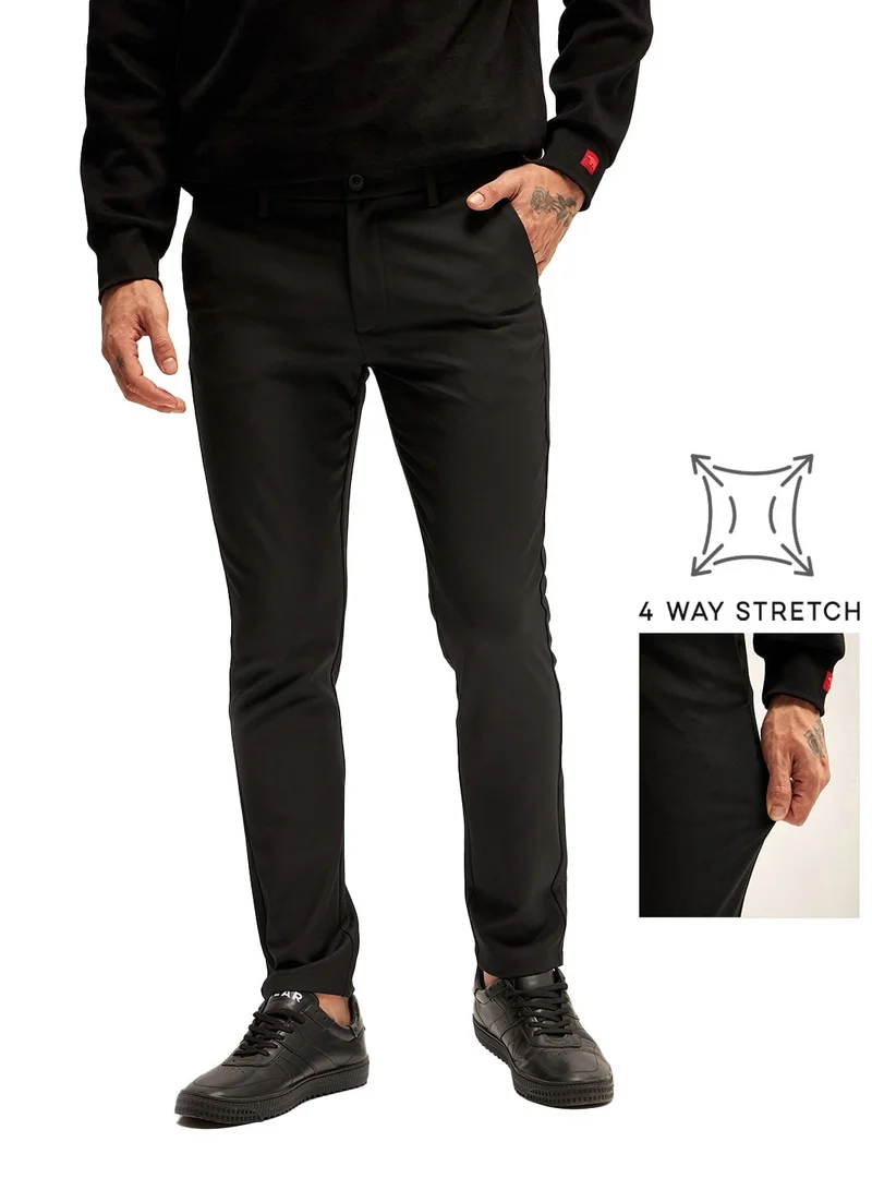 THE BEAR HOUSE Men's Classic Formal Trousers Stylish and Comfortable Dress Pants for Office Meetings, Business Travel, Professional Events, Corporate Settings, and Everyday Formal Wear