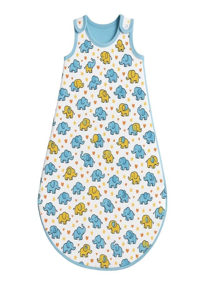 Adhigams Baby Sleeping Bag 0-6 Months | Soft Cotton Sleep Sack with 2-Way Zipper | Arms-Free Wearable Blanket for Newborns - Image 1