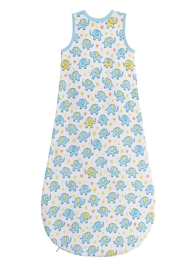 Adhigams Baby Sleeping Bag 0-6 Months | Soft Cotton Sleep Sack with 2-Way Zipper | Arms-Free Wearable Blanket for Newborns - Image 2