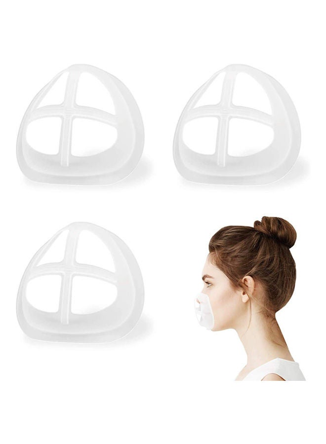 NIBEMINENT 3D Inner Support Frame For Face Mask 5Pcs Breathable Reusable Washable Stand Silicone - Image 2