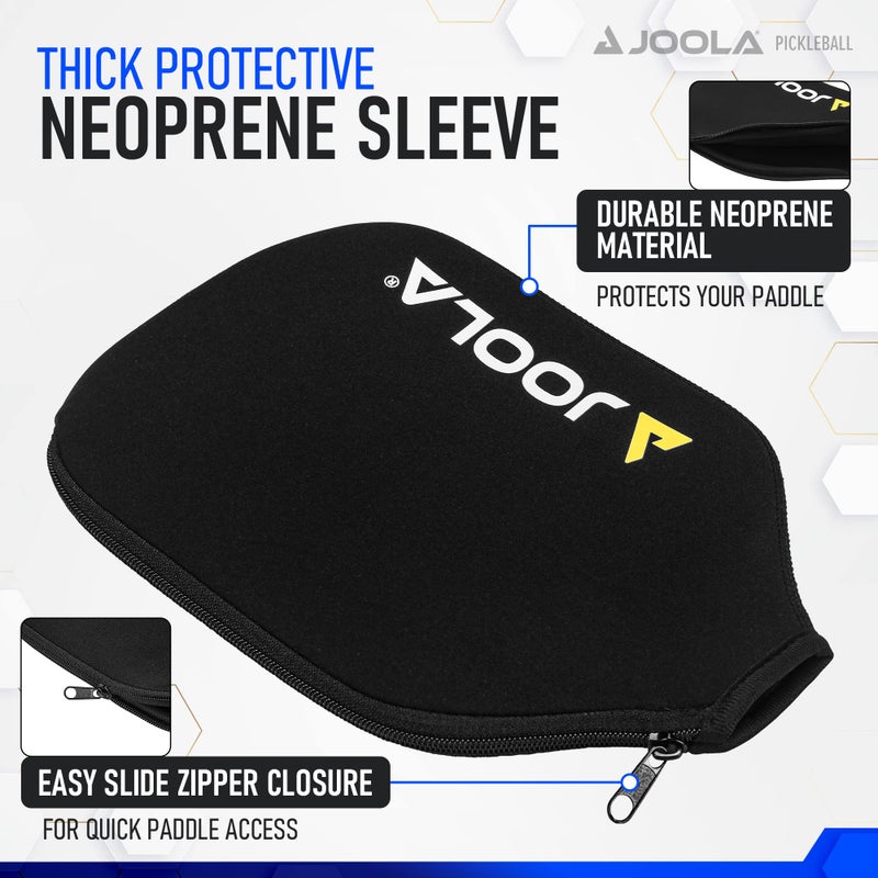 JOOLA Pickleball Paddle Cover - Neoprene Sleeve for JOOLA Paddles - Pickleball Accessory and Gift - Padded Foam Storage Case Protects Pickle Ball Rackets - Image 2