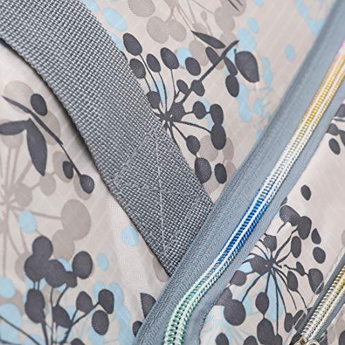 Lyf 22" Foldable Large Travel Duffel Duffle Bag Sports Gym Tote Bag For Women Overnight Carryon Weekend Bag Shoulder Bag Water Resistant (strawberry) - Image 5