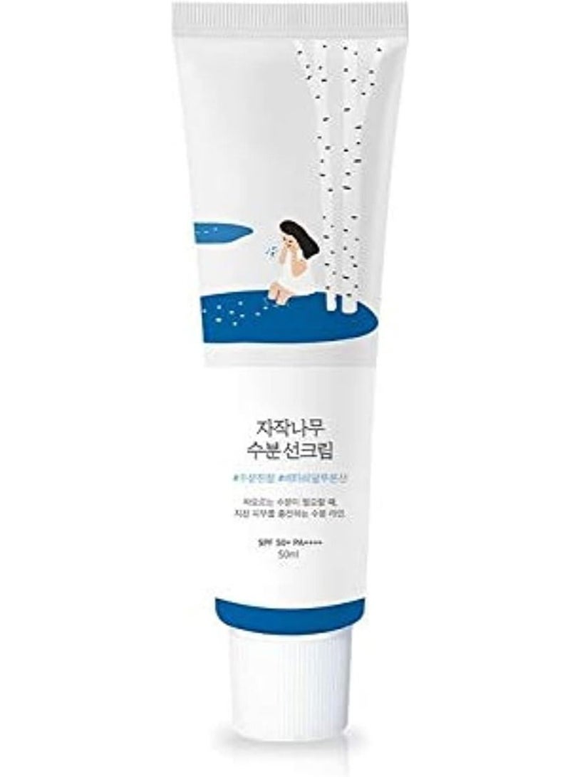 ROUND LAB Birch juice moisturising sun cream 50ml - Image 1