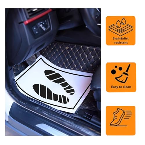 CYDZSW 50Pcs Paper Floor Mats for Cars and Trucks,Disposable Clear Car Mat,Auto Detailing Dealership Supplies,Floor Liners Covers,Automotive Carpet Protector Film - Image 2