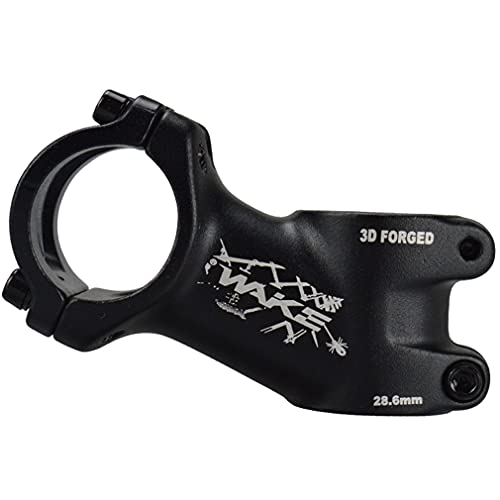 SLSWHLX Stem 31.8 Stem 60mm 25 Degree Wake Mountain Bike Stem Short Handlebar Stem for Most Bicycle, Road Bike, MTN, BMX, Fixie Gear, Cycling (Aluminum Alloy, Black) - Image 1