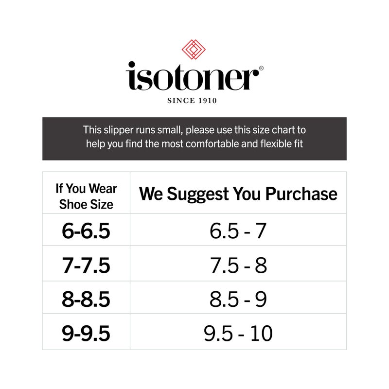 Isotoner أحذية إيزوتونر النسائية الكلاسيكية مع كعب ميموري فوم، لون أرجواني داكن، 7.5-8 - Image 5