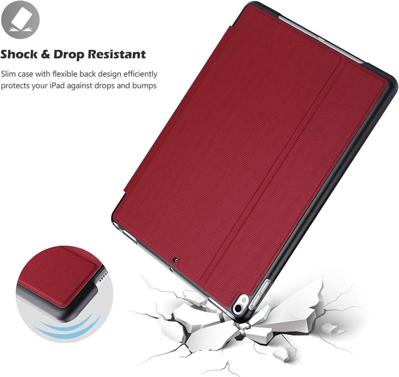 Procases Ipad Air 3 10.5" 2019 / Ipad Pro 10.5 2017 Case, Slim Stand Protective Folio Case Smart Cover For Ipad Air 10.5" 3Rd Gen 2019 / Ipad Pro 10.5" 2017 -Red - Image 4