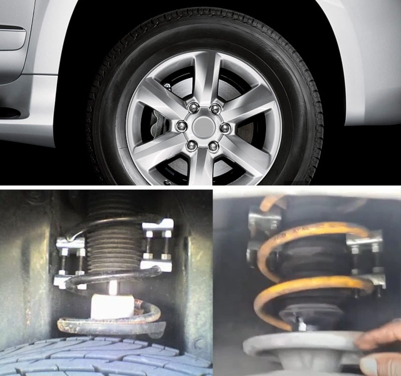 WINTOWIN 4 Pack Coil Spacers,2-Way Adjustable Lift Or Lower Spring Spacer Coil Spring Compressor 1” to 2” Lift or Lowering Height - Image 5
