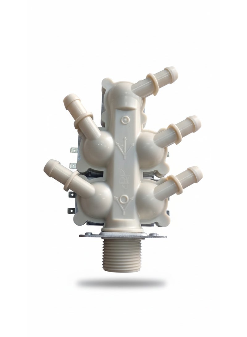 Washing Machine 5-Way Water Inlet Valve – 12V DC – Compatible with LG & Related Models (5221EA1009S / WV81125) - Image 2