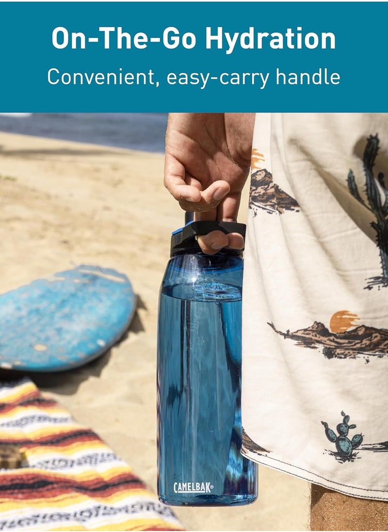 CAMELBAK CamelBak Chute Mag BPA Free Water Bottle with Tritan Renew - Magnetic Cap Stows While Drinking, 32oz, Lagoon  - Image 5