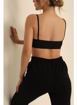 Tena Women's Black Corded Rope Strap Basic Bustier  - Image 3