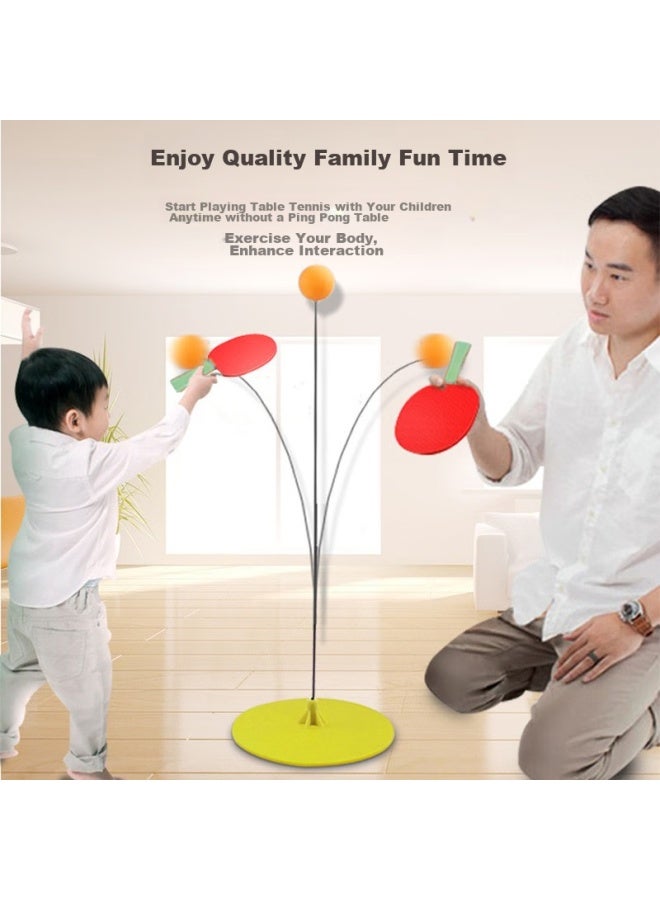 Martin Brothers, Children's Table Tennis Training Toy, Indoor Practice Device, Elastic Soft Shaft Ping Pong Ball, Birthday Gift - Image 3