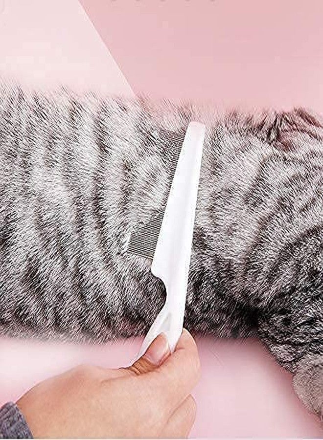 KittuPet Flea Comb Pet Cat Dog Lice Comb Nit Remover Grooming Brush Tools to Treatment & Remove Fleas, Mites, Ticks, Dandruff Flakes - Stainless Steel Fine Teeth- Color May Vary - Image 3