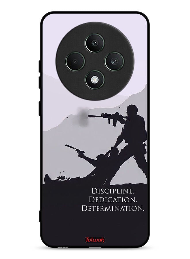Tolwak Oppo Reno12 F 5G Protective Case Cover Discipline Dedication Determination - Image 1