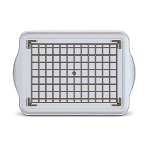 Freelance Anti Slip Serving Tray - 40.2 x 27 cm - White - Non-Slip Rubber Surface, Break-Resistant - Versatile Anti Skid PP Plastic Kitchen & Dining/Coffee Table Trays for Breakfast/Food/Tea - Image 2
