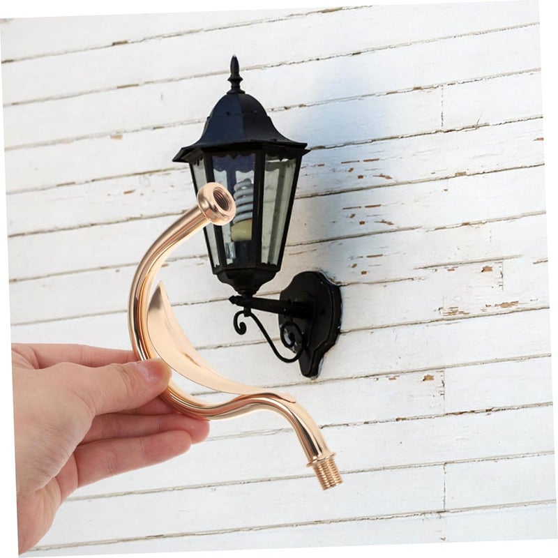 ABOOFAN Metal Curved Rod Wall Lamp Accessory Diy Lighting Fixture Parts Threaded Tube for Lamp Making Repair - Image 5