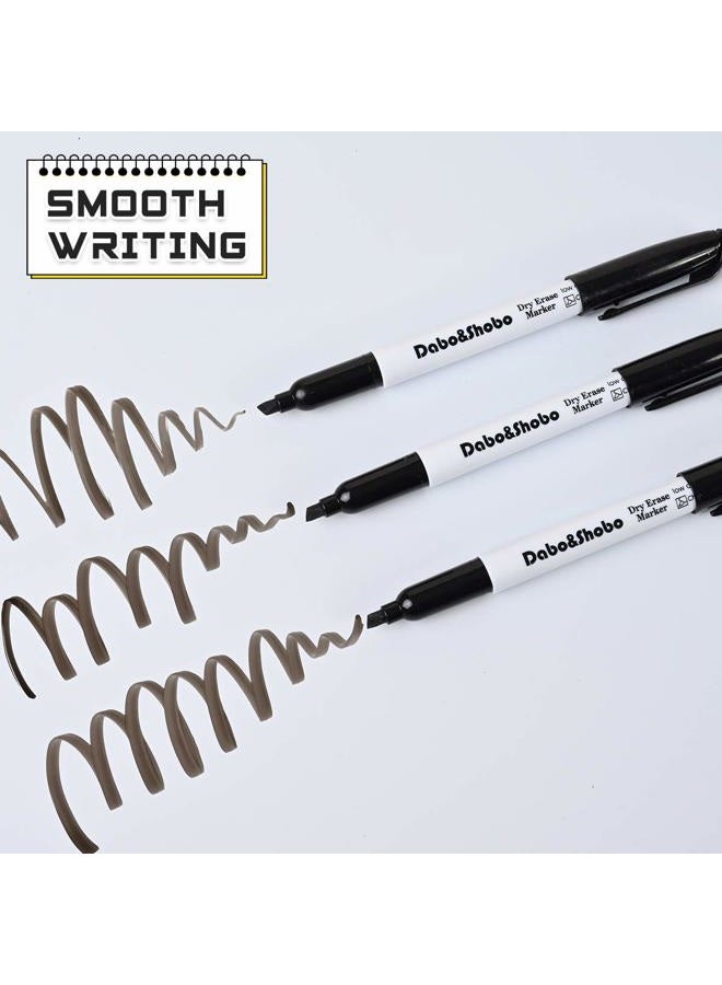 Dabo&Shobo Dry Erase Markers, （80 Count, Black,Chisel Tip）-White Board Markers/ Pens ，Very Suitable for Writing on The School、 Office 、Home Dry Erase whiteboard Mirror Glass - Image 5
