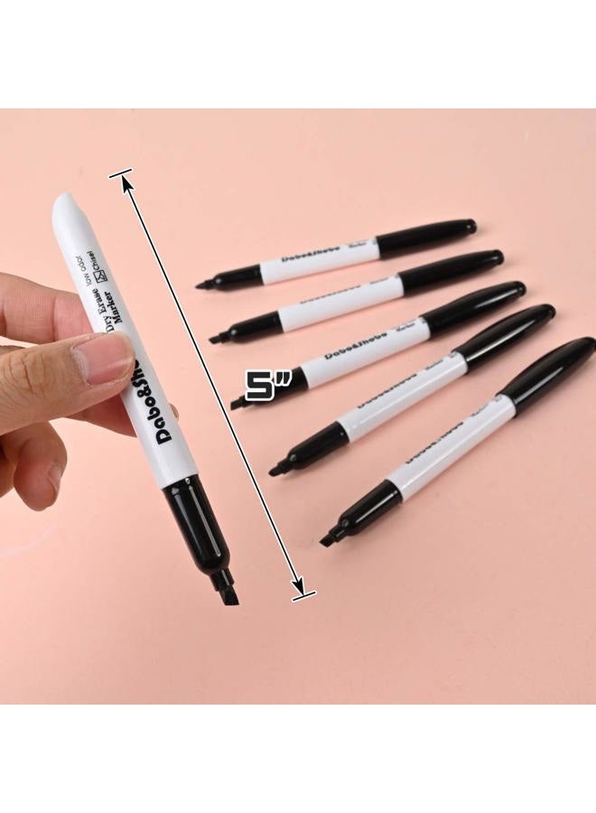 Dabo&Shobo Dry Erase Markers, （80 Count, Black,Chisel Tip）-White Board Markers/ Pens ，Very Suitable for Writing on The School、 Office 、Home Dry Erase whiteboard Mirror Glass - Image 4