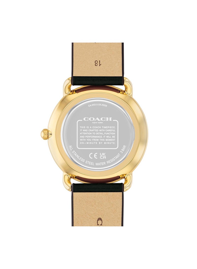 COACH Women's Analog Round Shape Leather Wrist Watch 14504245 - 36 Mm - Image 3