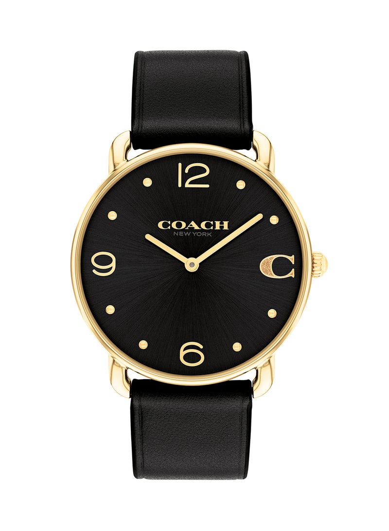 COACH Women's Analog Round Shape Leather Wrist Watch 14504245 - 36 Mm - Image 2