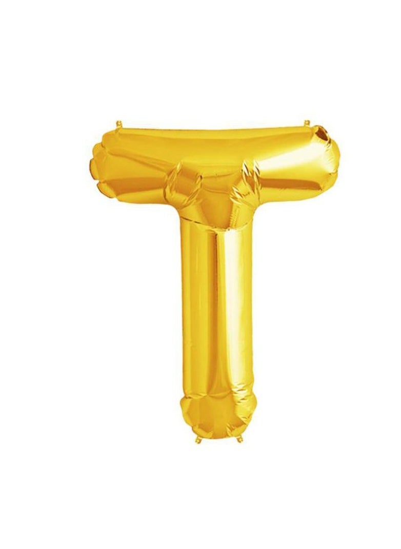 بارتي فن بالون الحروف احباط 40 بوصة (T) اللون الذهبي - Image 2