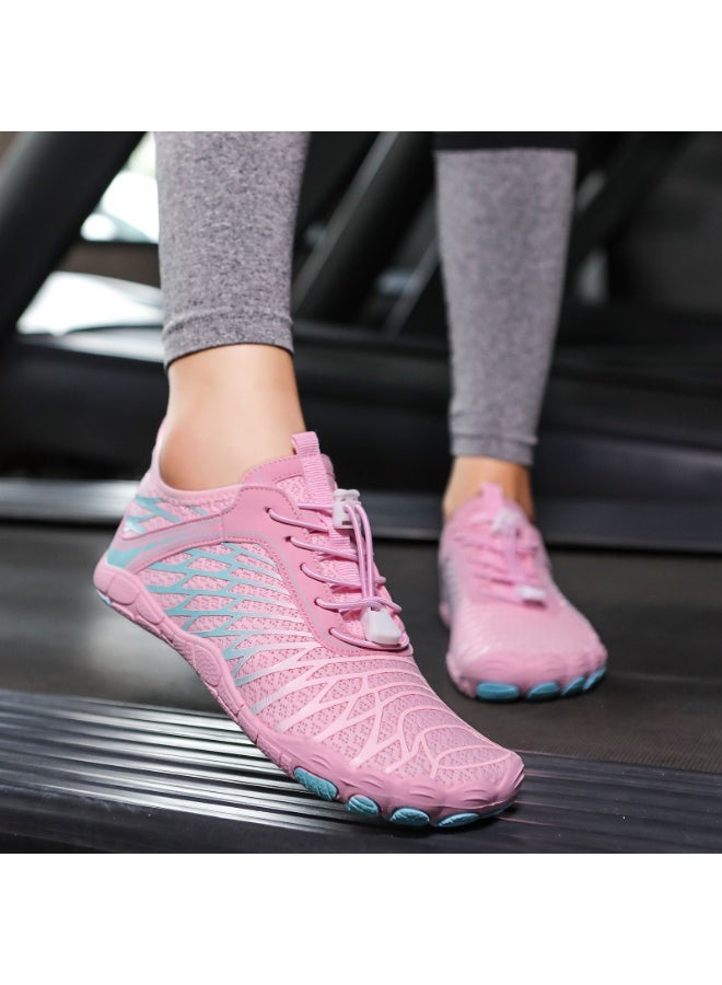 NIBEMINENT Women Water Shoes Men Barefoot Shoes Breathable Swimming Shoes Shoes Water Sports Shoes Quick-Drying Five-Finger Upstream Shoes - Image 1