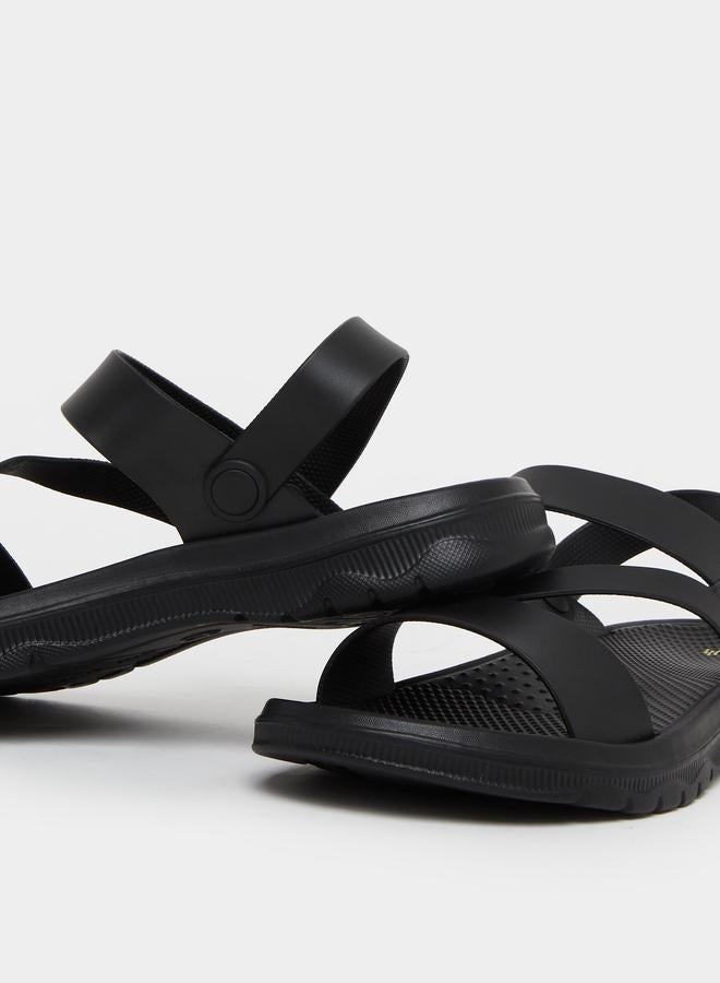 Styli Men Strap Detail Casual Sandals - Image 3