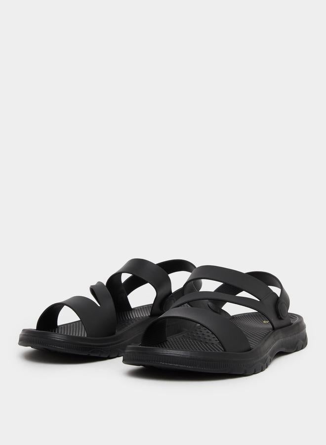 Styli Men Strap Detail Casual Sandals - Image 2