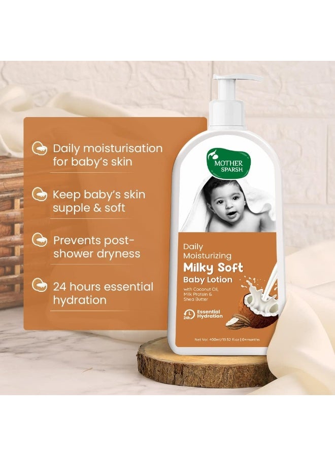 موذر سبارش لوشن حليبي ناعم للأطفال من ماذر سبارش - 400 مل - Image 2